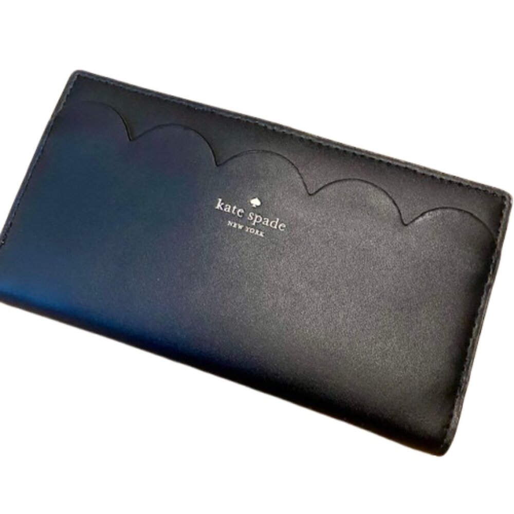 Kate Spade New York Magnolia Street Braylon Scalloped Smooth Leather Wallet